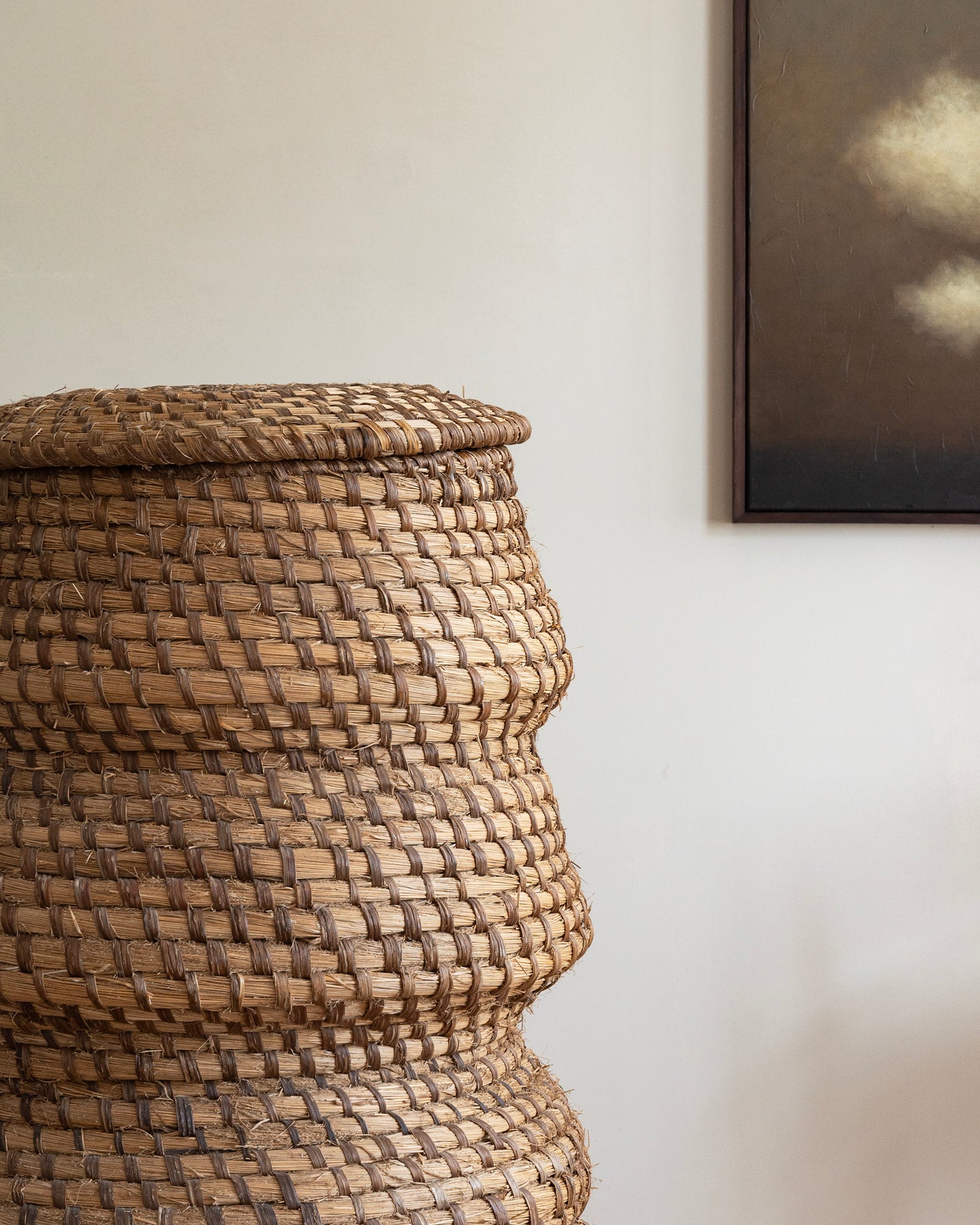 19th c, Folk Art Basket
