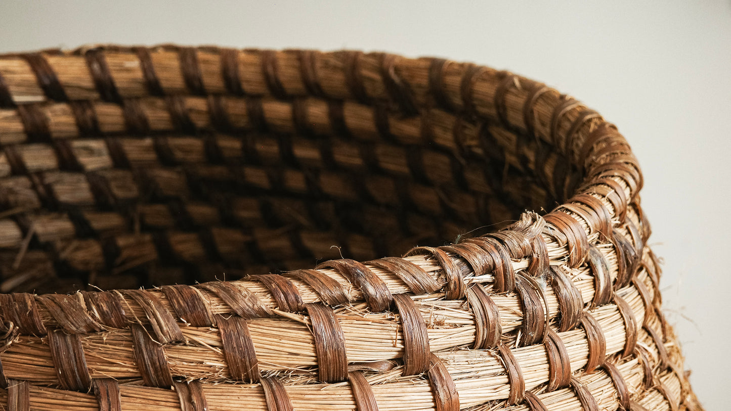 19th c, Folk Art Basket