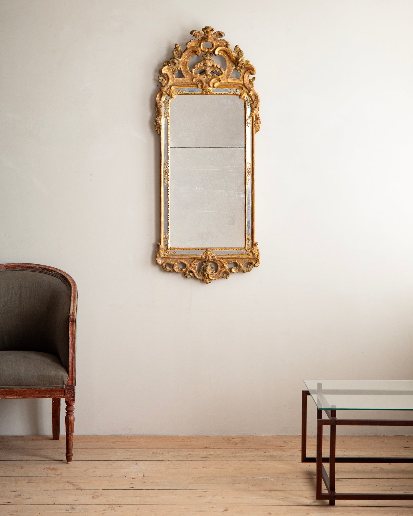 18th c, Rococo Mirror