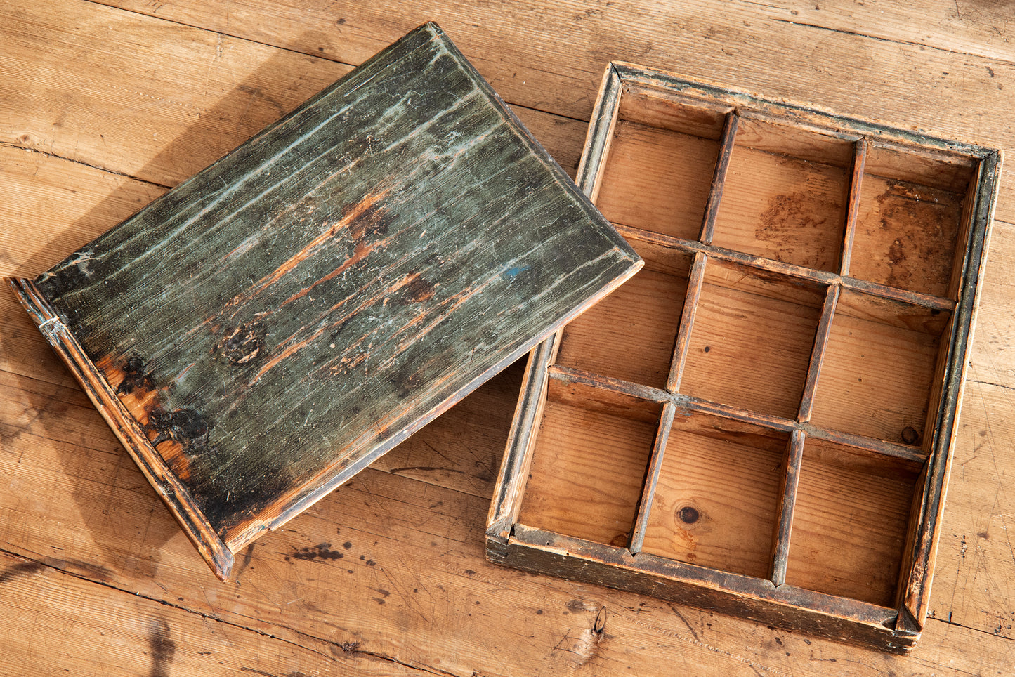 19th c, Folk Art Box