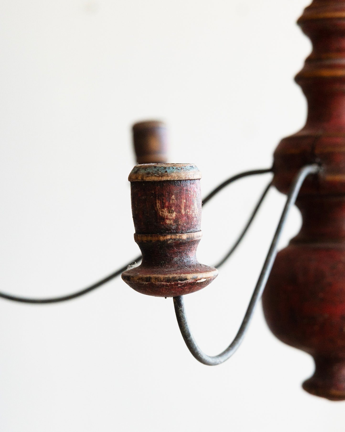 19th c, Folk Art Chandelier