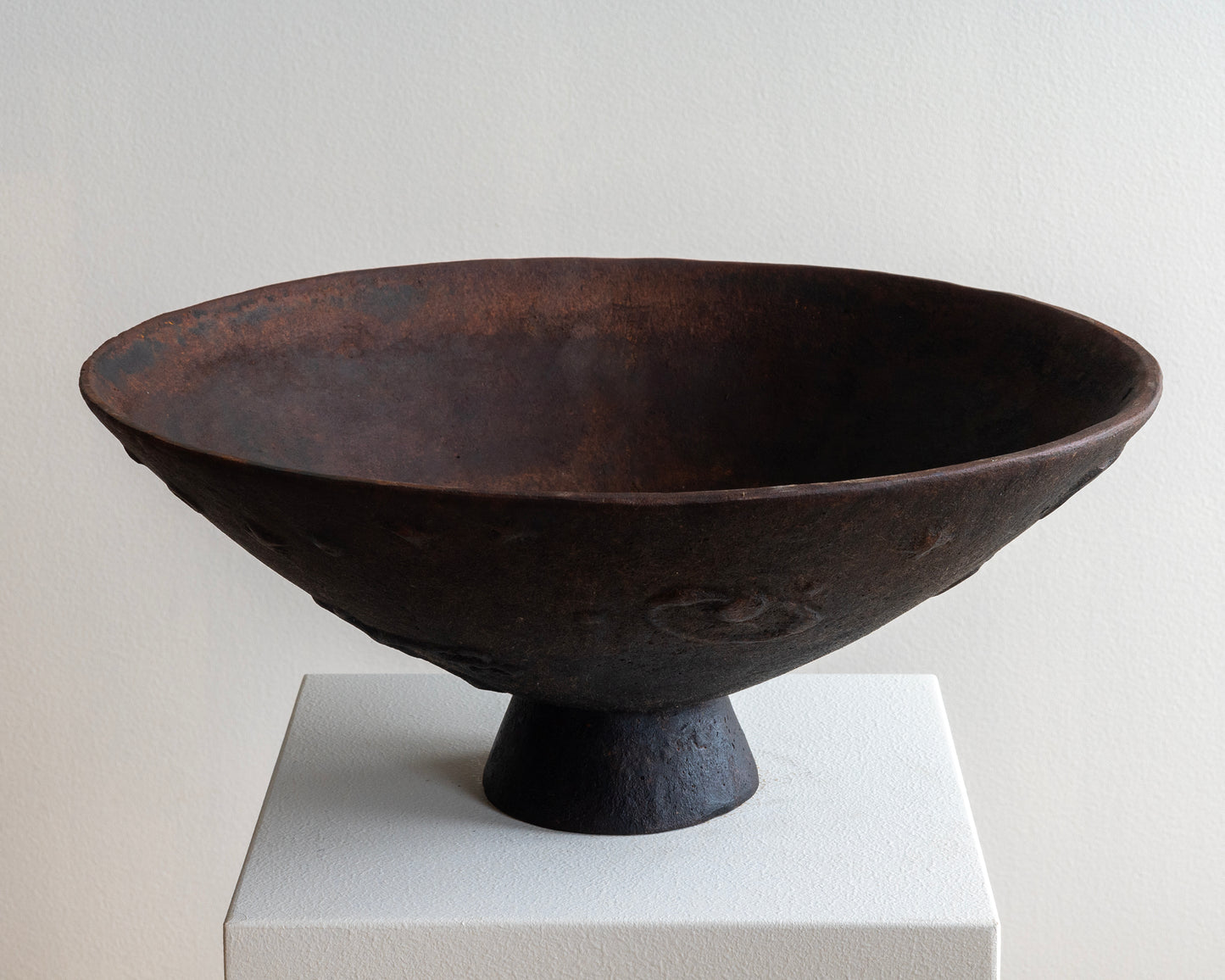 20th c, Cast Iron Urn by Olof Hult