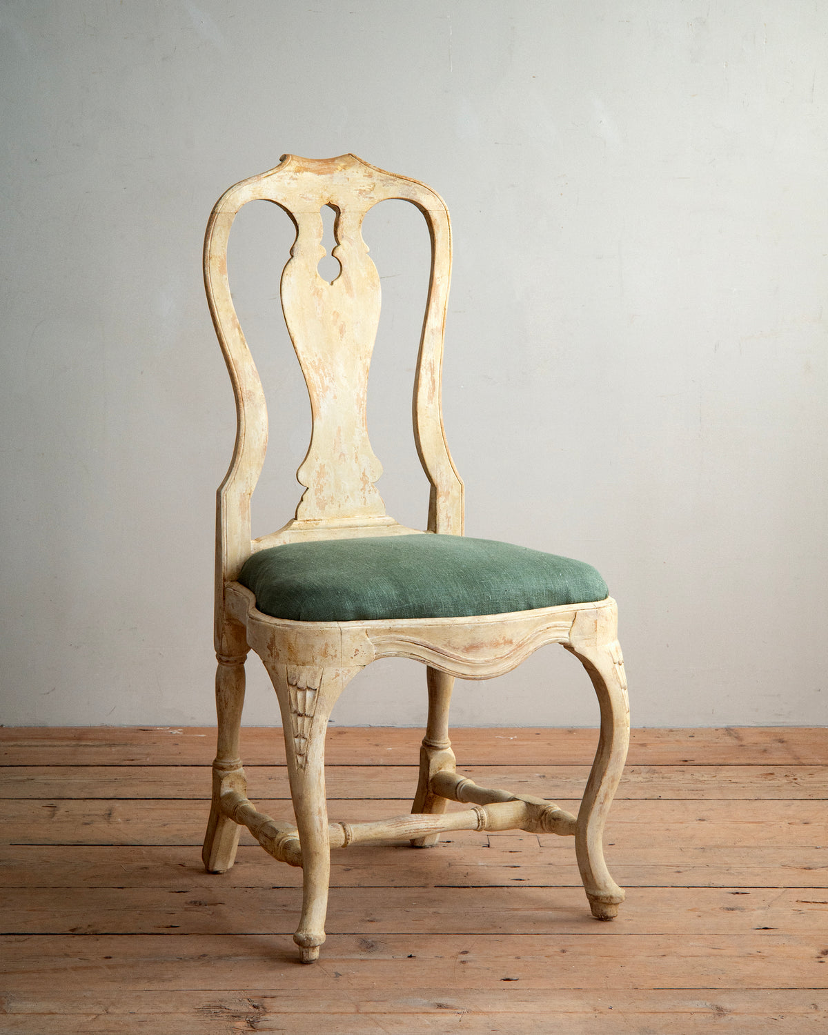 18th c, Set of 10 Rococo Dining Chairs
