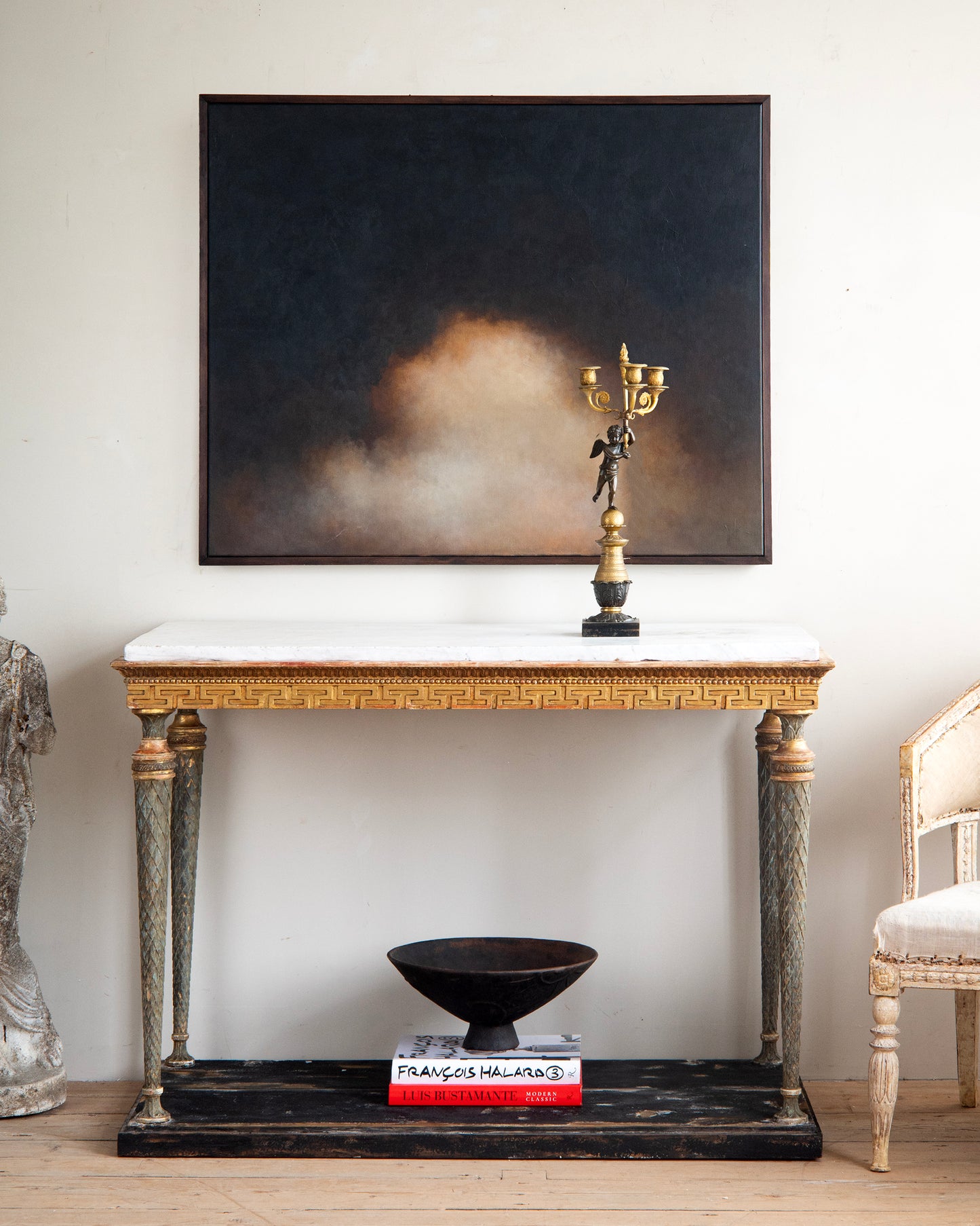 19th c, Late Gustavian Console Table