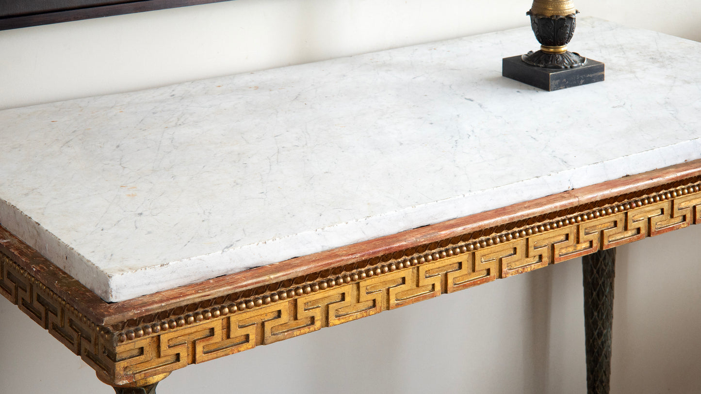 19th c, Late Gustavian Console Table