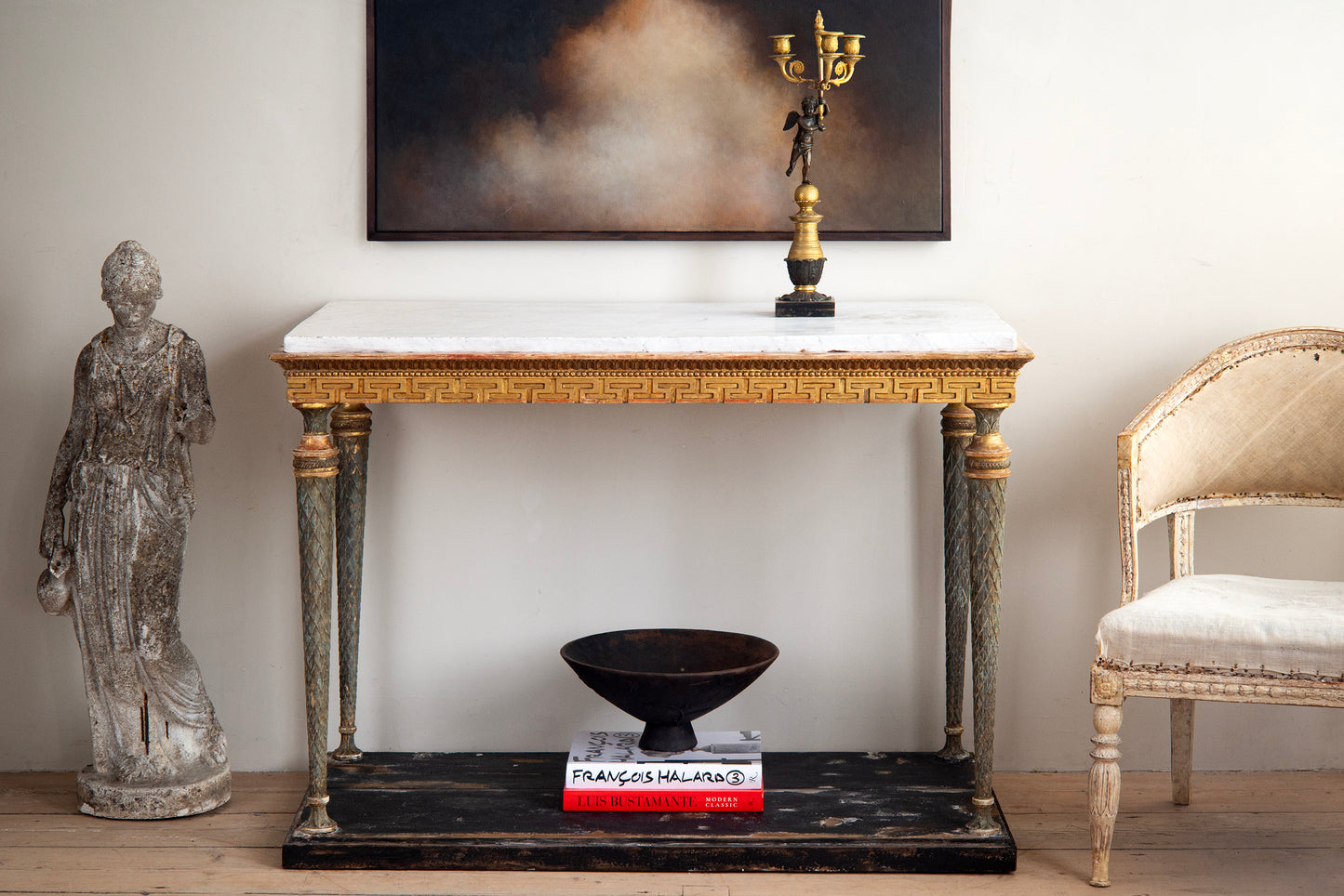19th c, Late Gustavian Console Table
