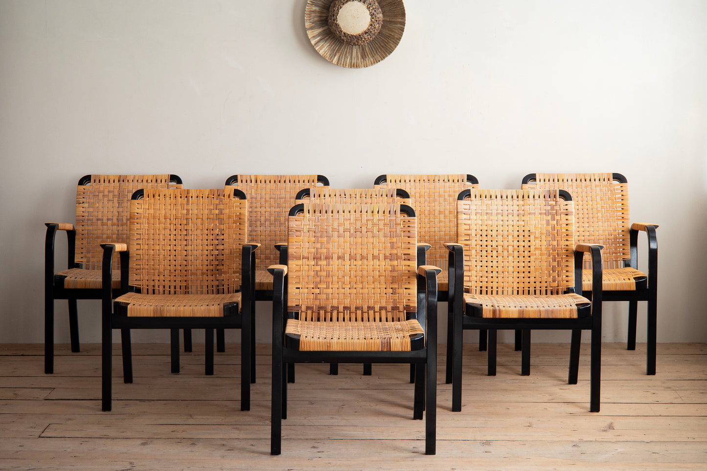 20th c, Armchairs by Alvar Aalto