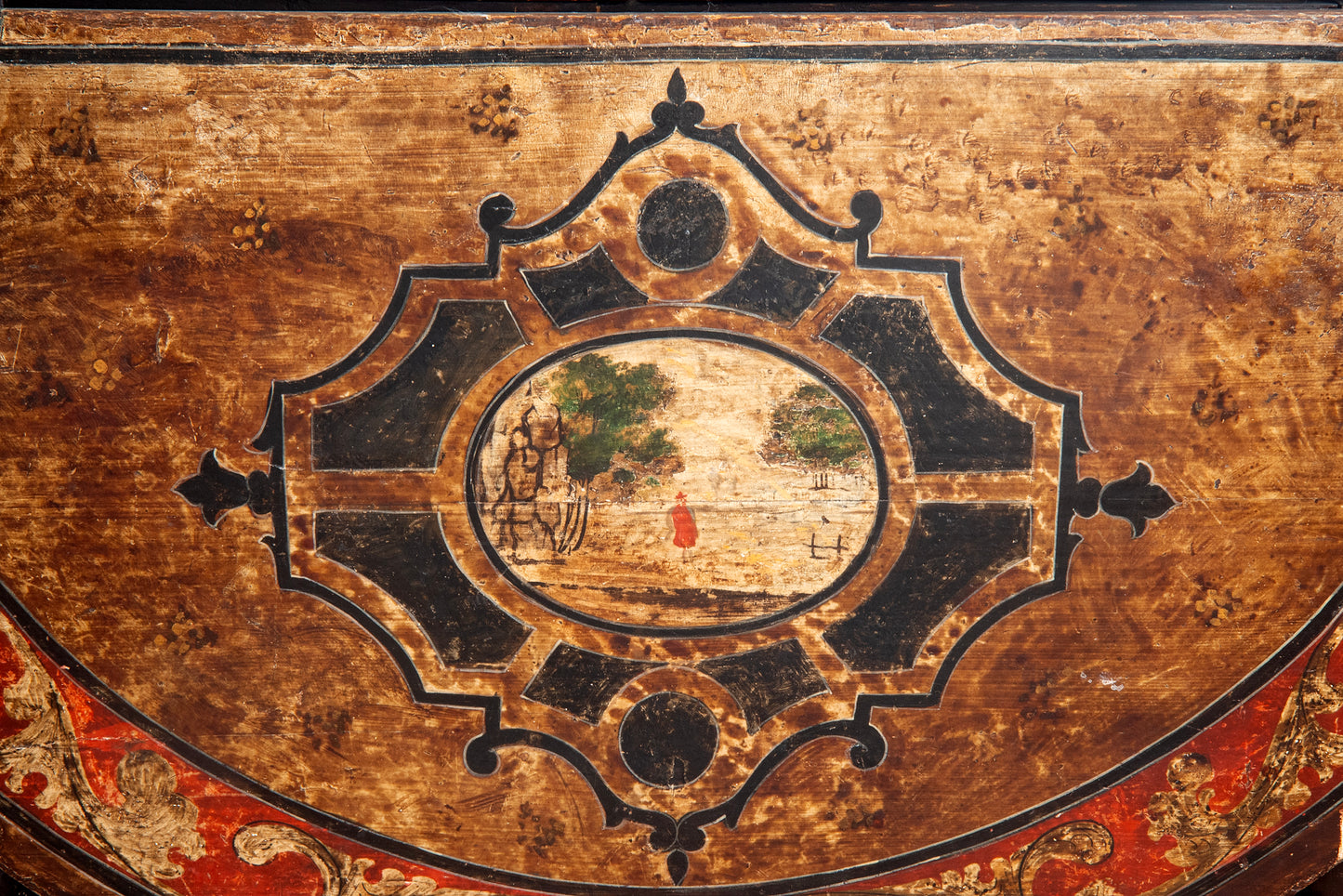 18th c, Baroque Drop-Leaf Table