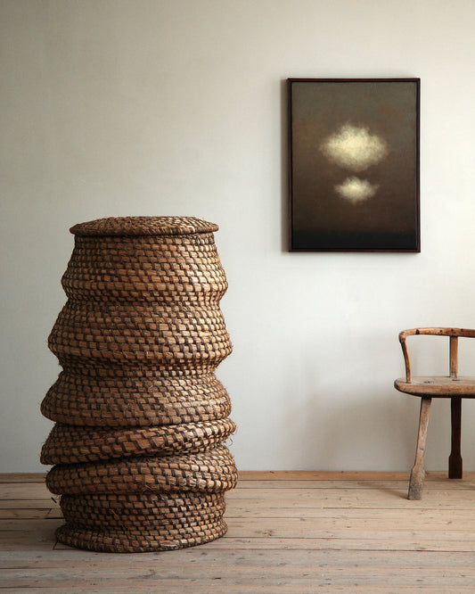 19th c, Folk Art Basket