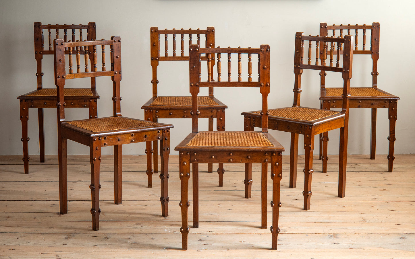 19th c, Chairs by M.G. Bindesbøll