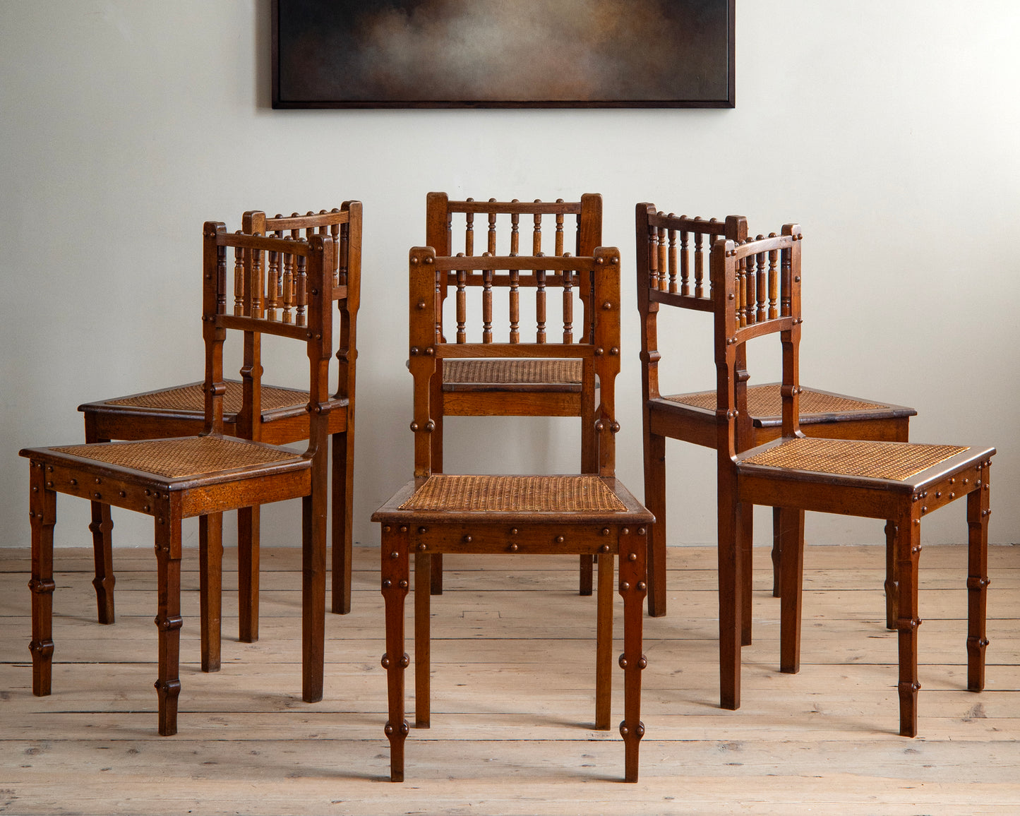 19th c, Chairs by M.G. Bindesbøll