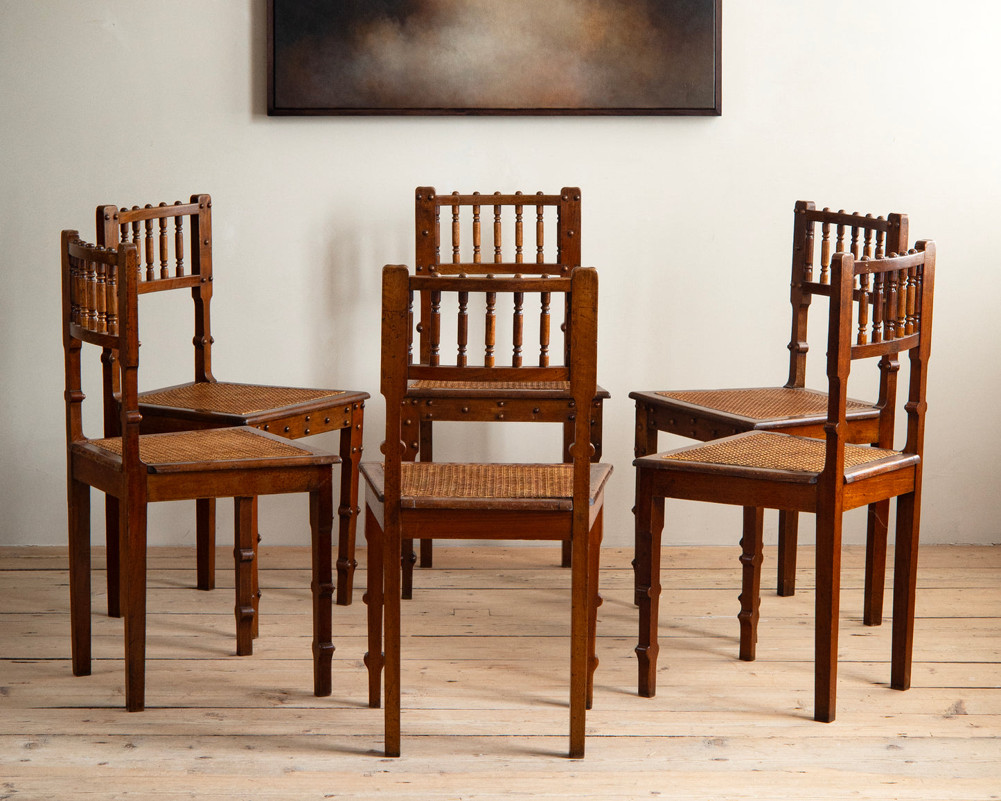 19th c, Chairs by M.G. Bindesbøll