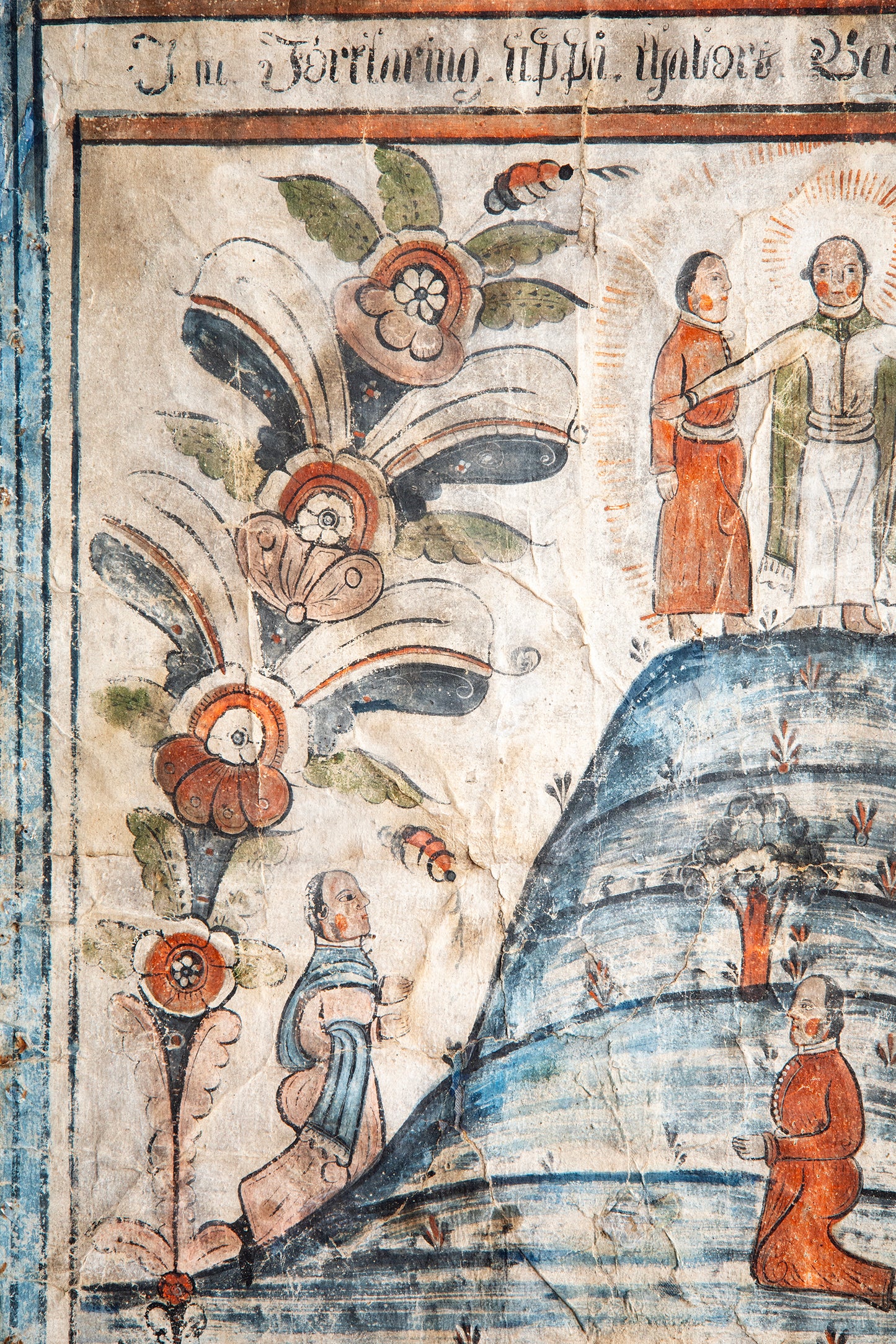 18th c, Folk Art Mural (Bonad)