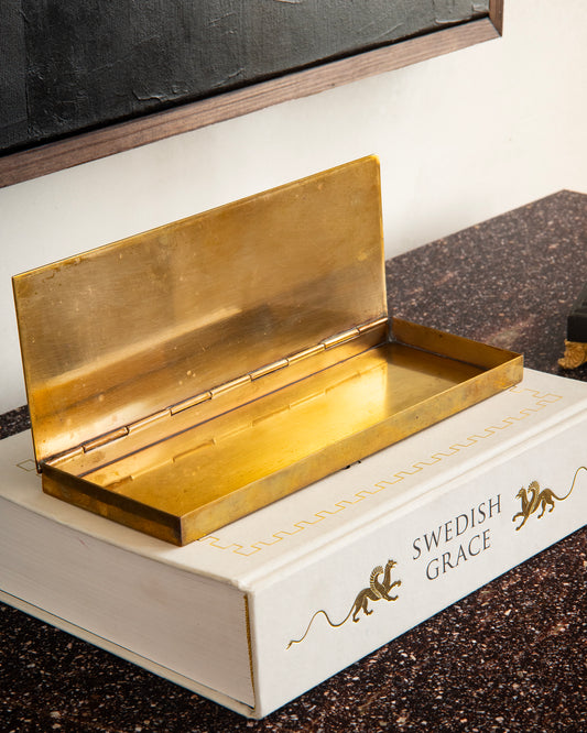20th c. Swedish Modern Brass Box