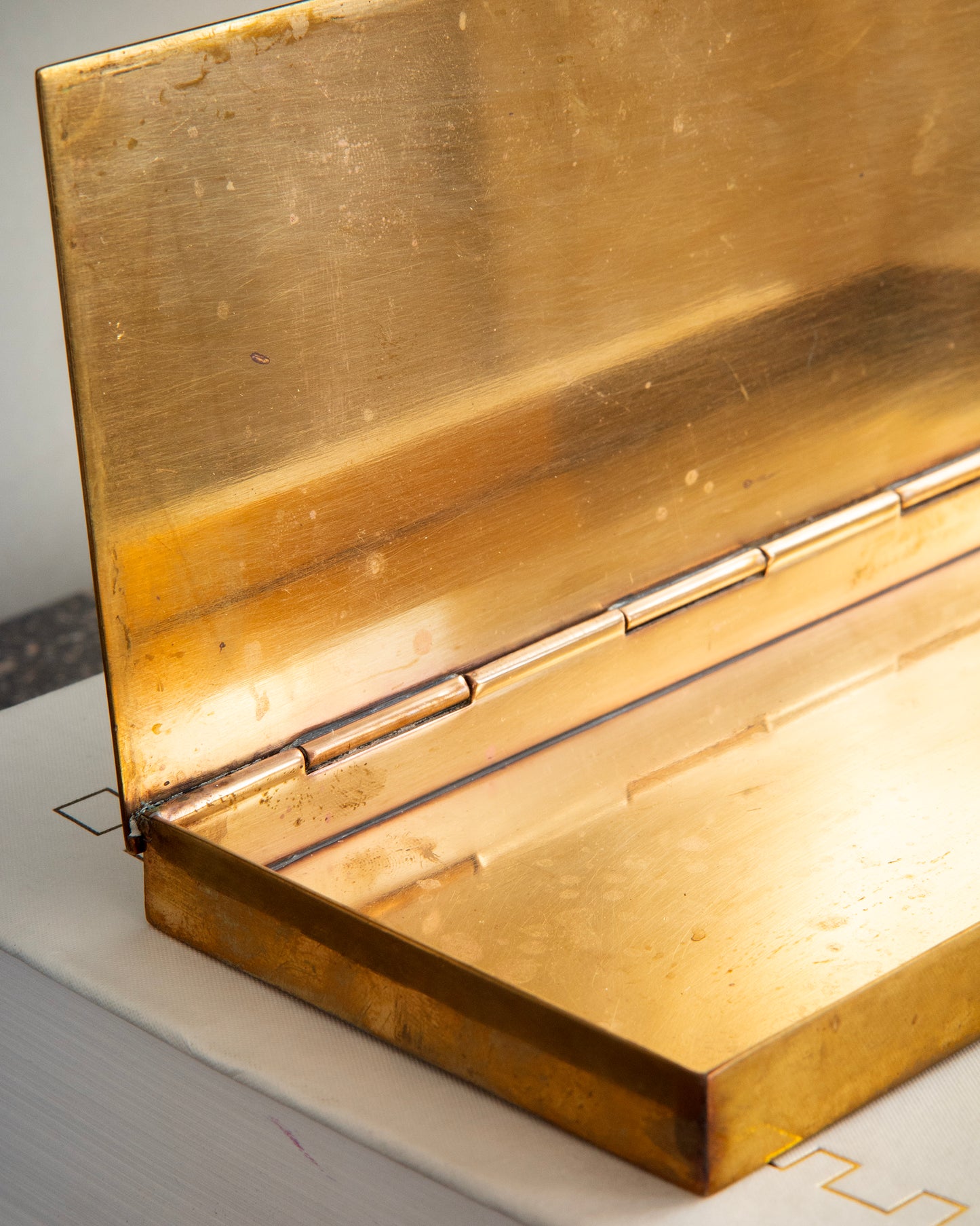20th c. Swedish Modern Brass Box