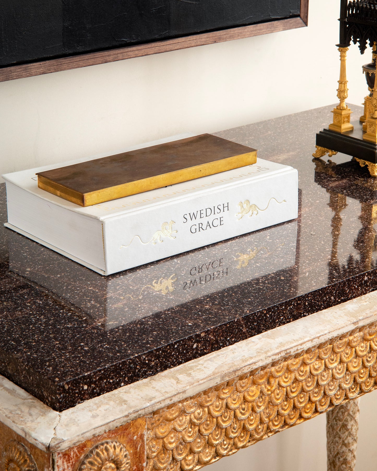 20th c. Swedish Modern Brass Box