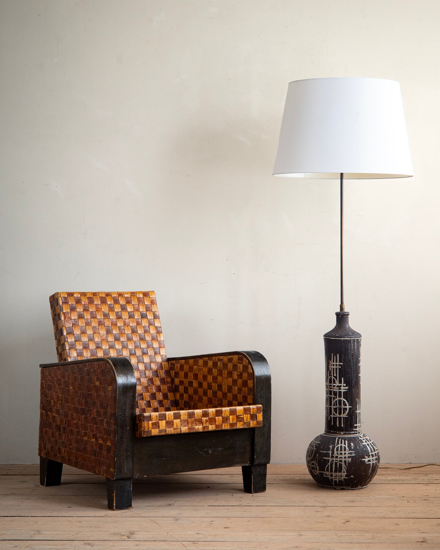 20th c, Floor Lamp by Viggo Kyhn