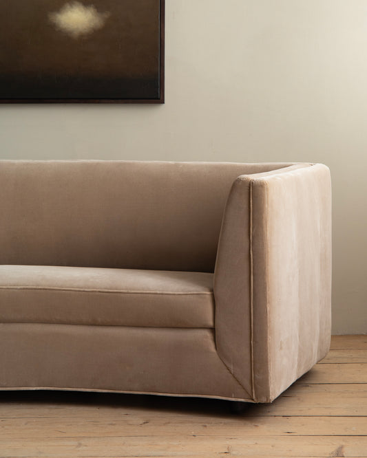 20th c, Curved Sofa