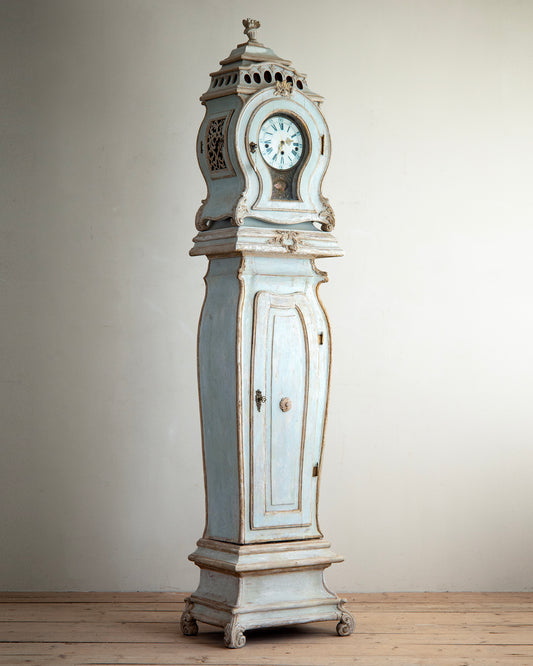 18th c, Rococo Tall Case Clock