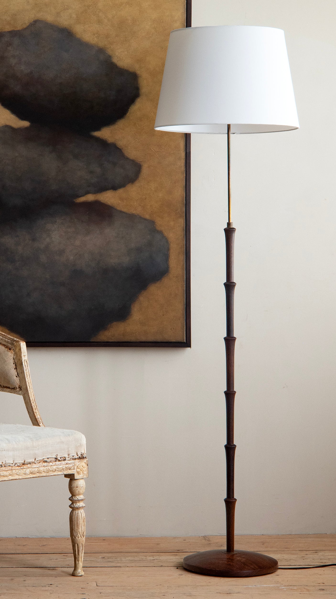 20th c, Danish Modern Floor Lamp