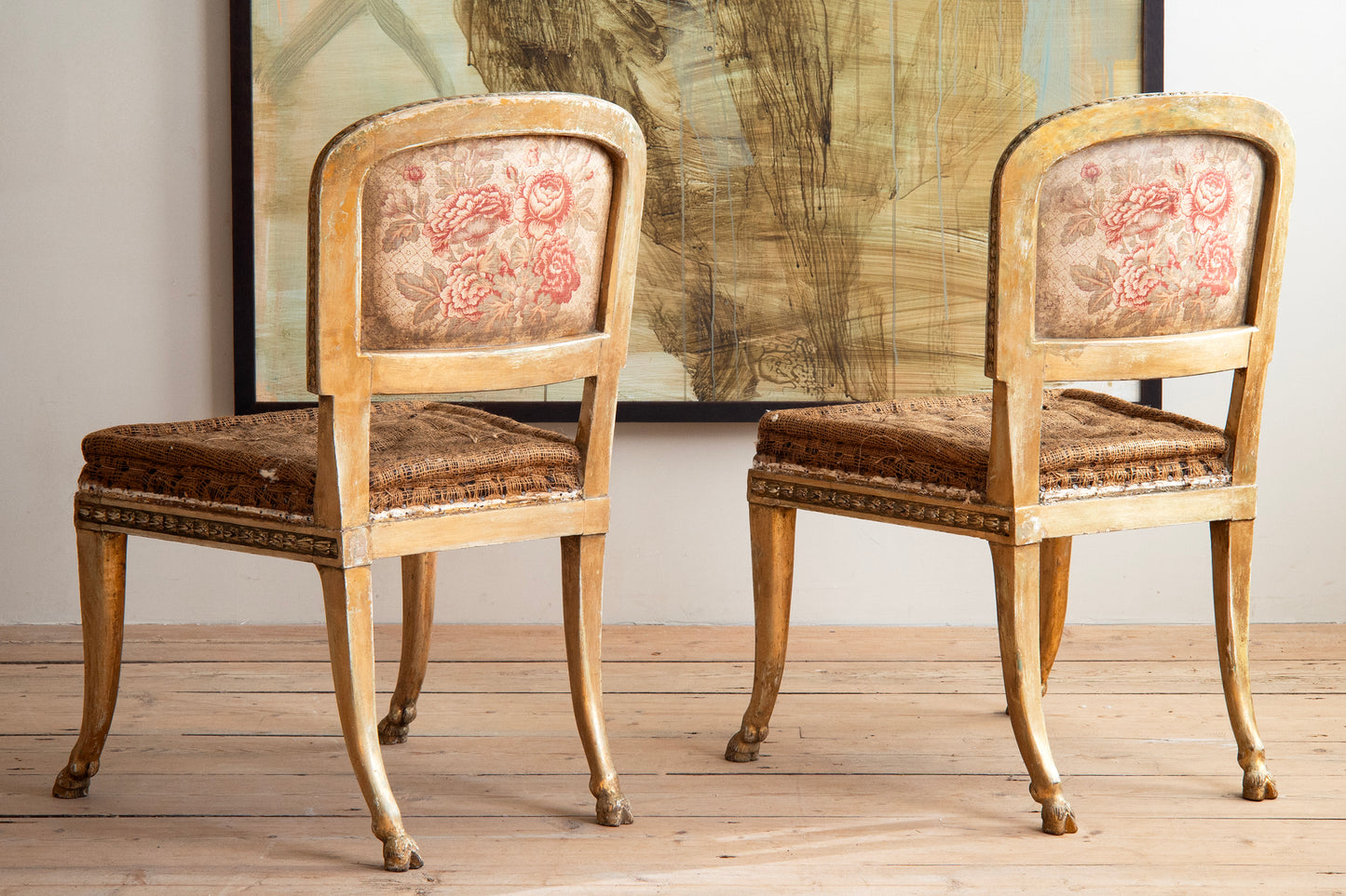 19th c, Gustavian Chairs by Ephraim Stahl (On hold)