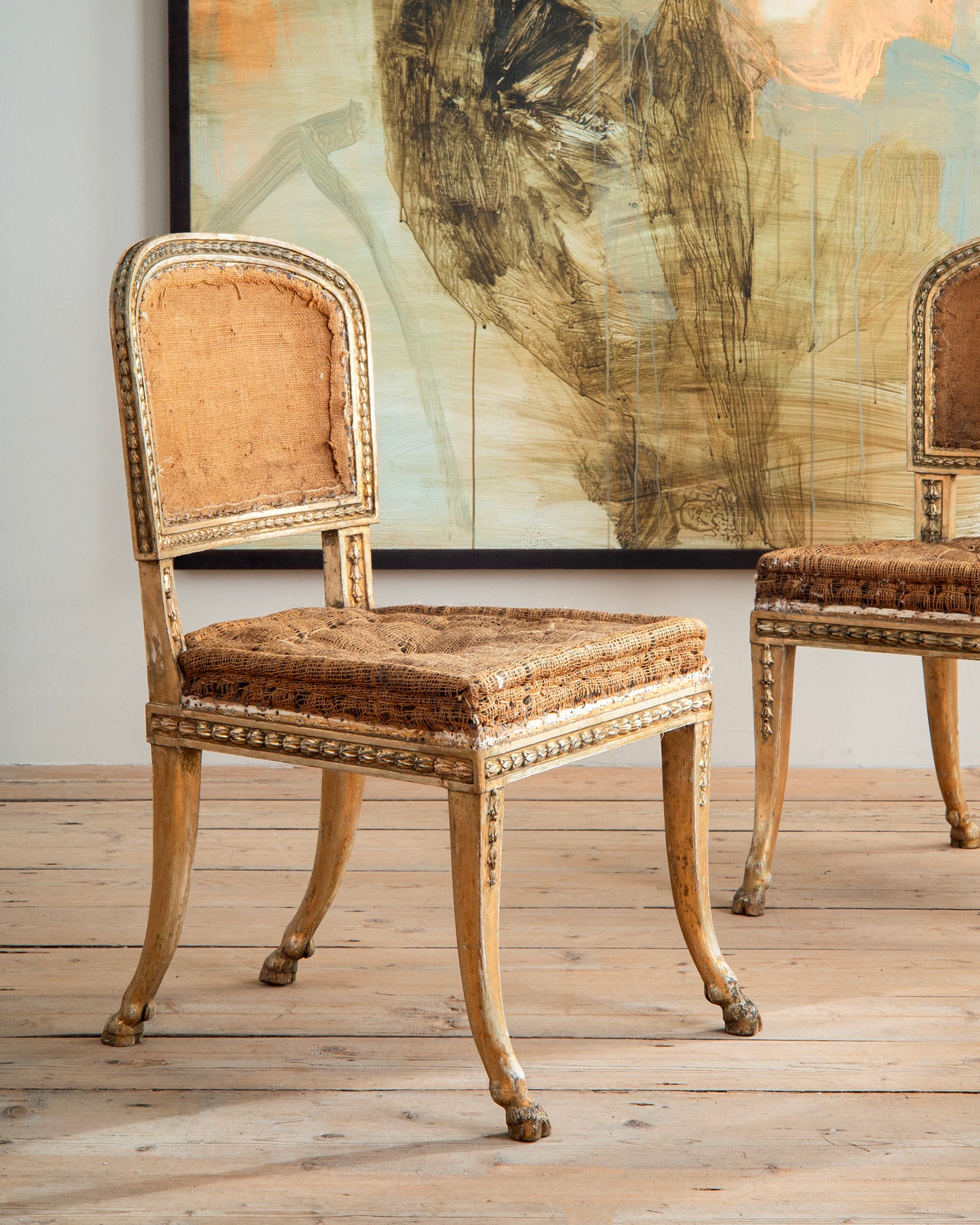 19th c, Gustavian Chairs by Ephraim Stahl (On hold)