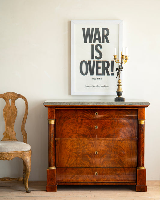 19th c, Empire Commode / Desk