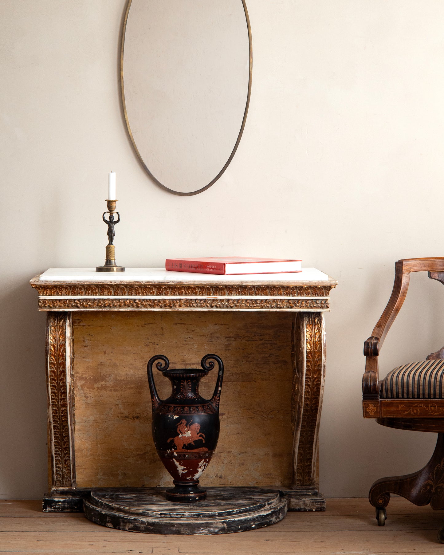 19th c, Empire Console