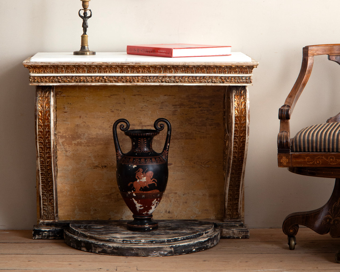 19th c, Empire Console