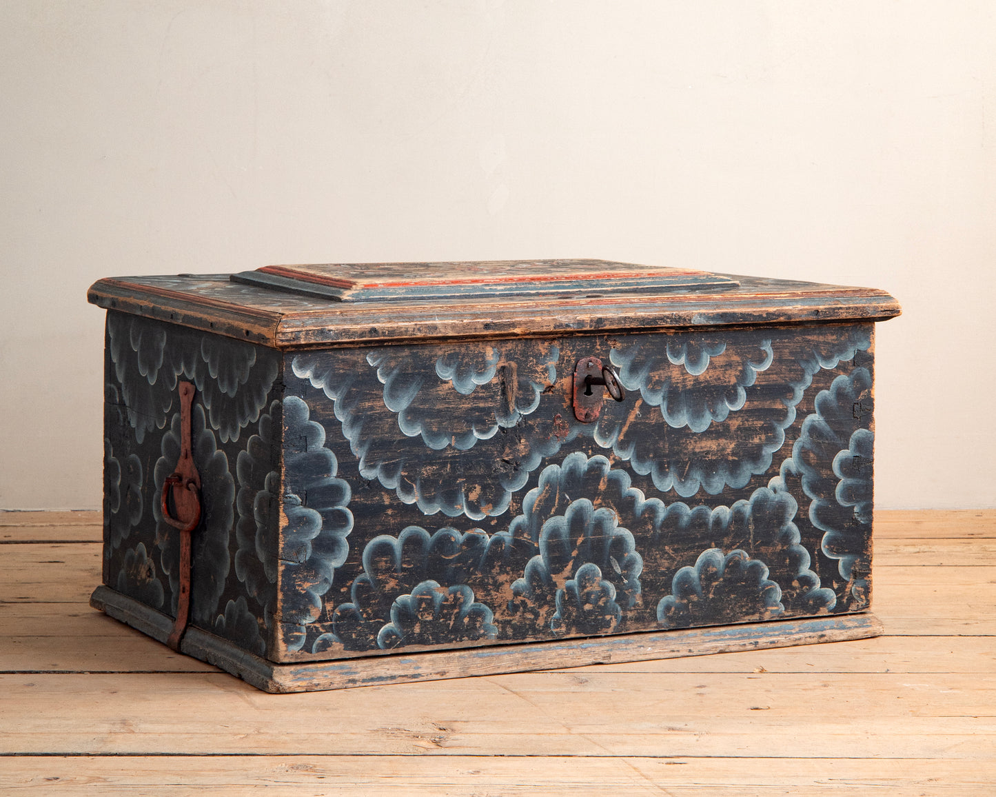 19th c, Folk Art Chest