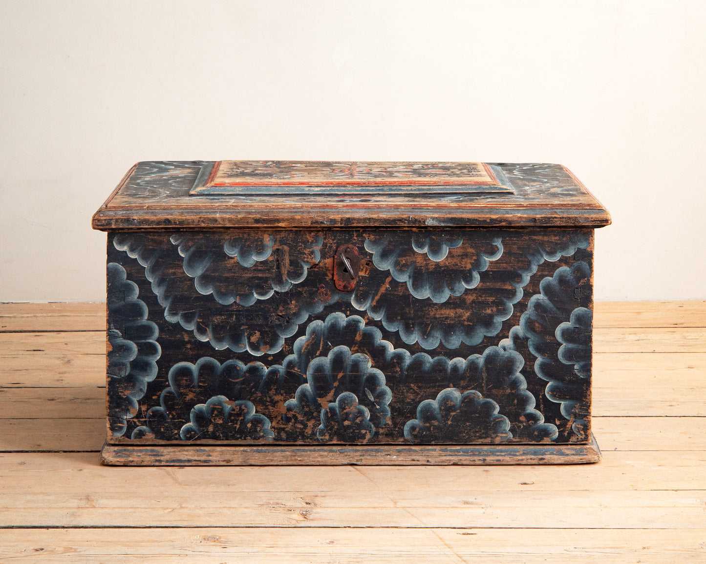 19th c, Folk Art Chest