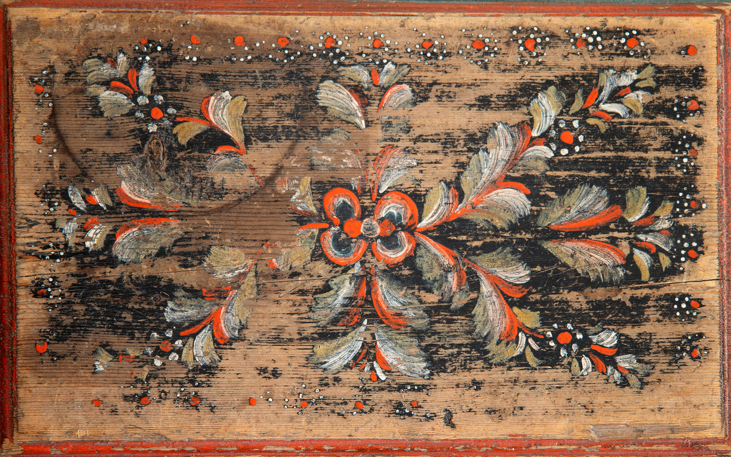 19th c, Folk Art Chest