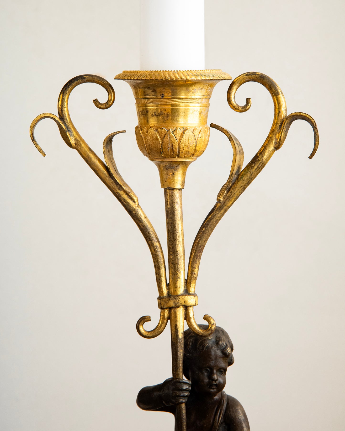 19th c, Late Gustavian Candlesticks