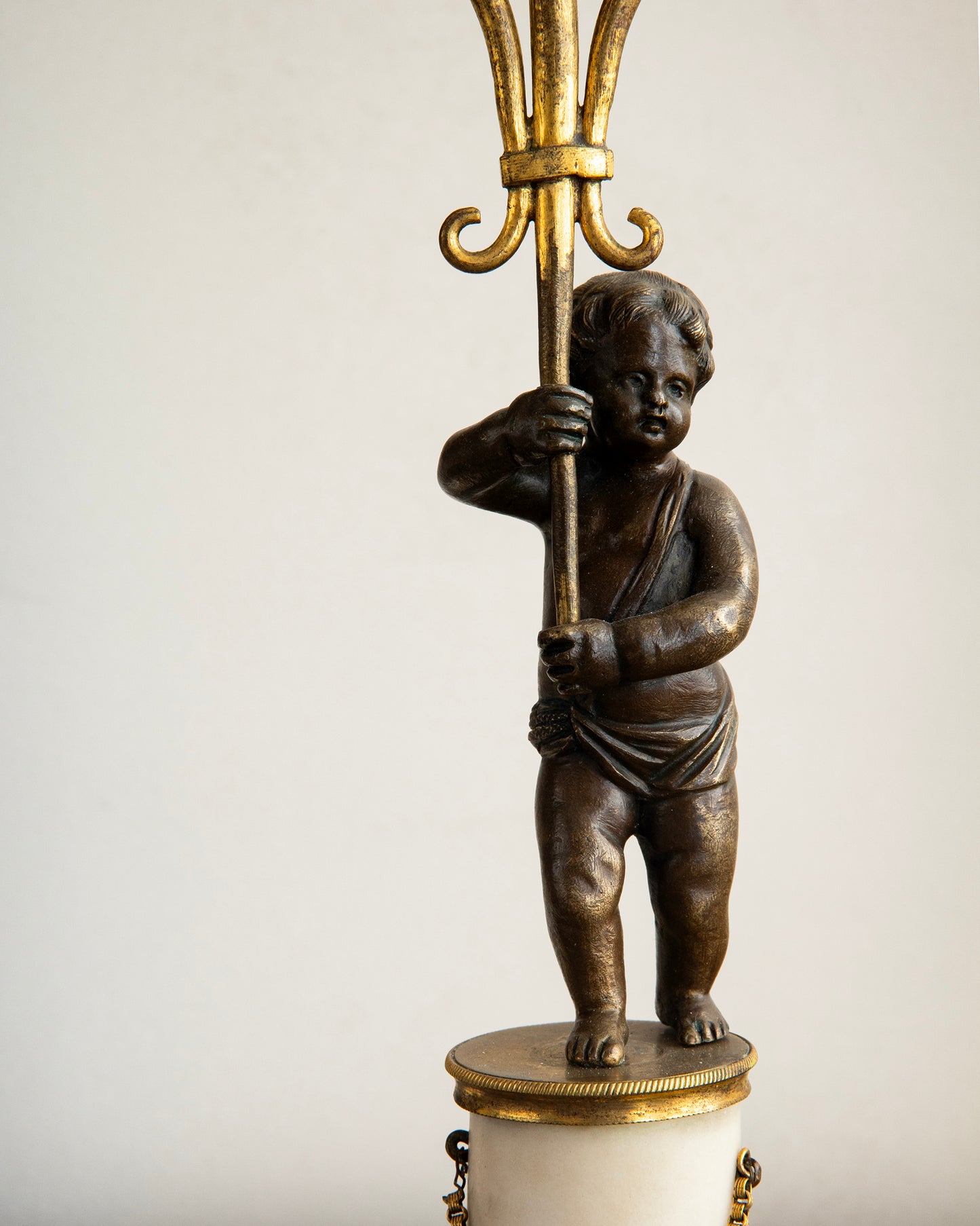 19th c, Late Gustavian Candlesticks