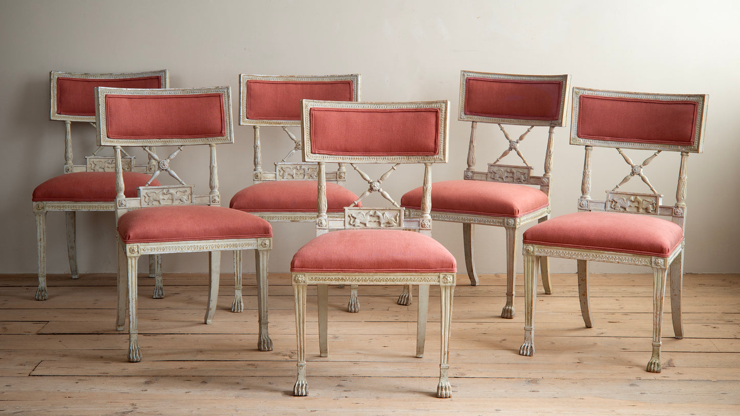 19th c, Gustavian Chairs