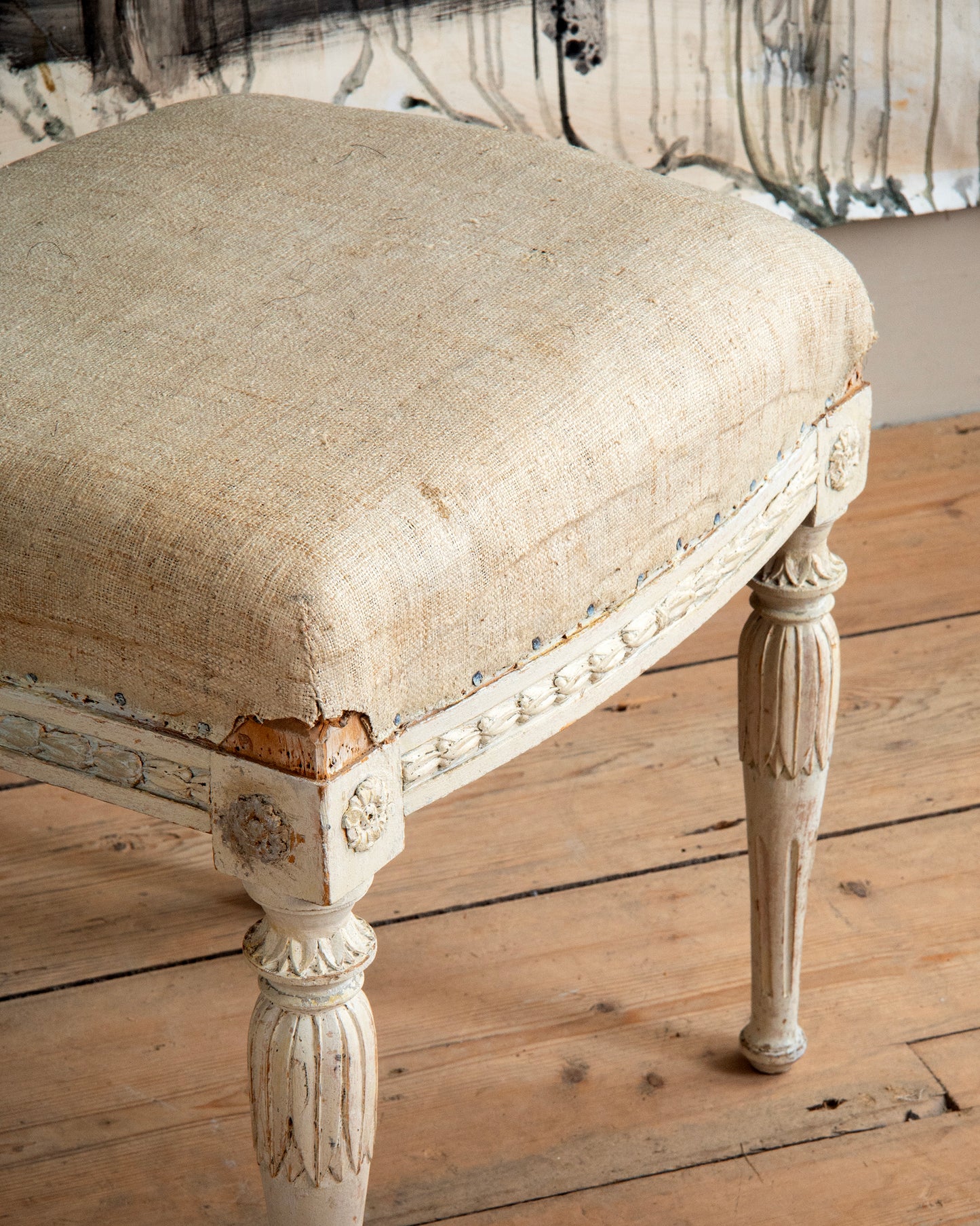 19th c, Gustavian stools