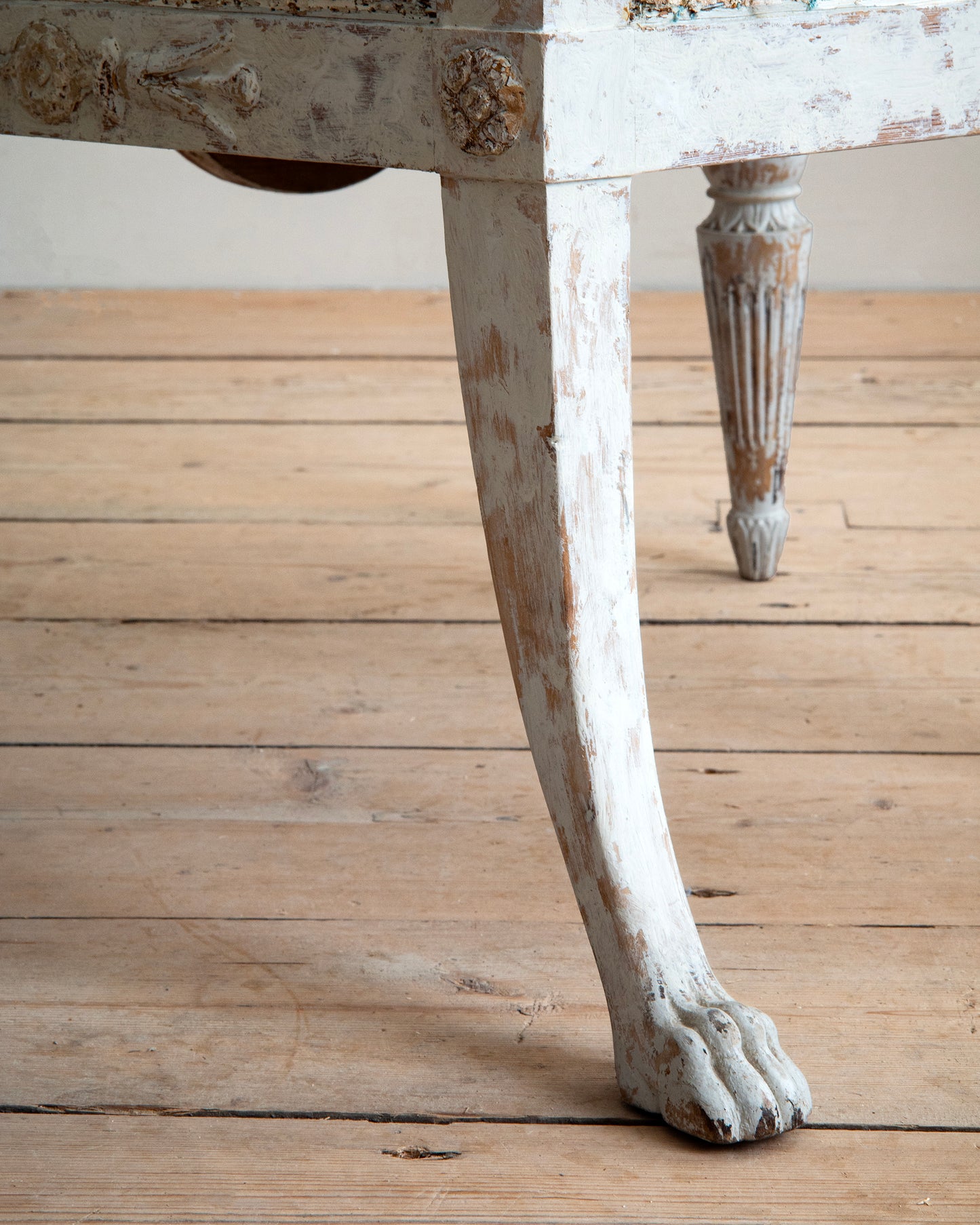 19th c, Gustavian Barrel Back Armchair