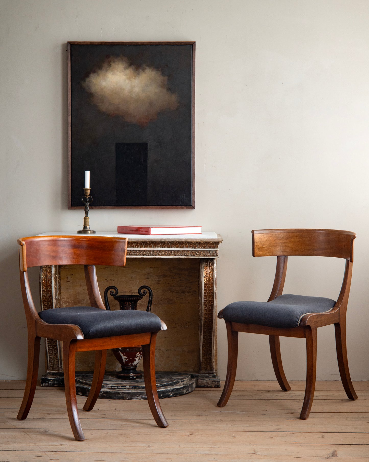 19th c, Empire Klismos Chairs