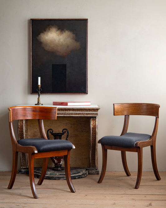 19th c, Empire Klismos Chairs