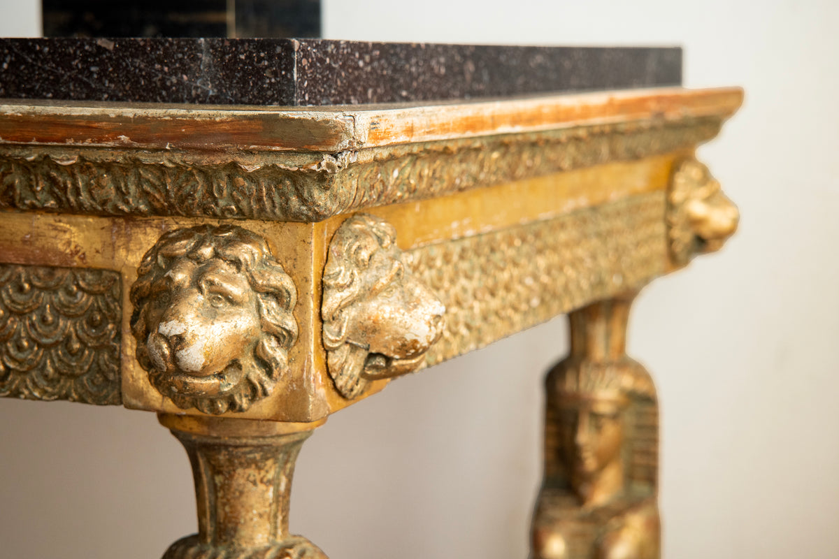 19th c, Late Gustavian Console