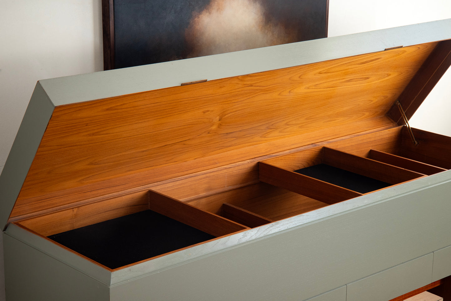 20th c, Lift-Top Sideboard