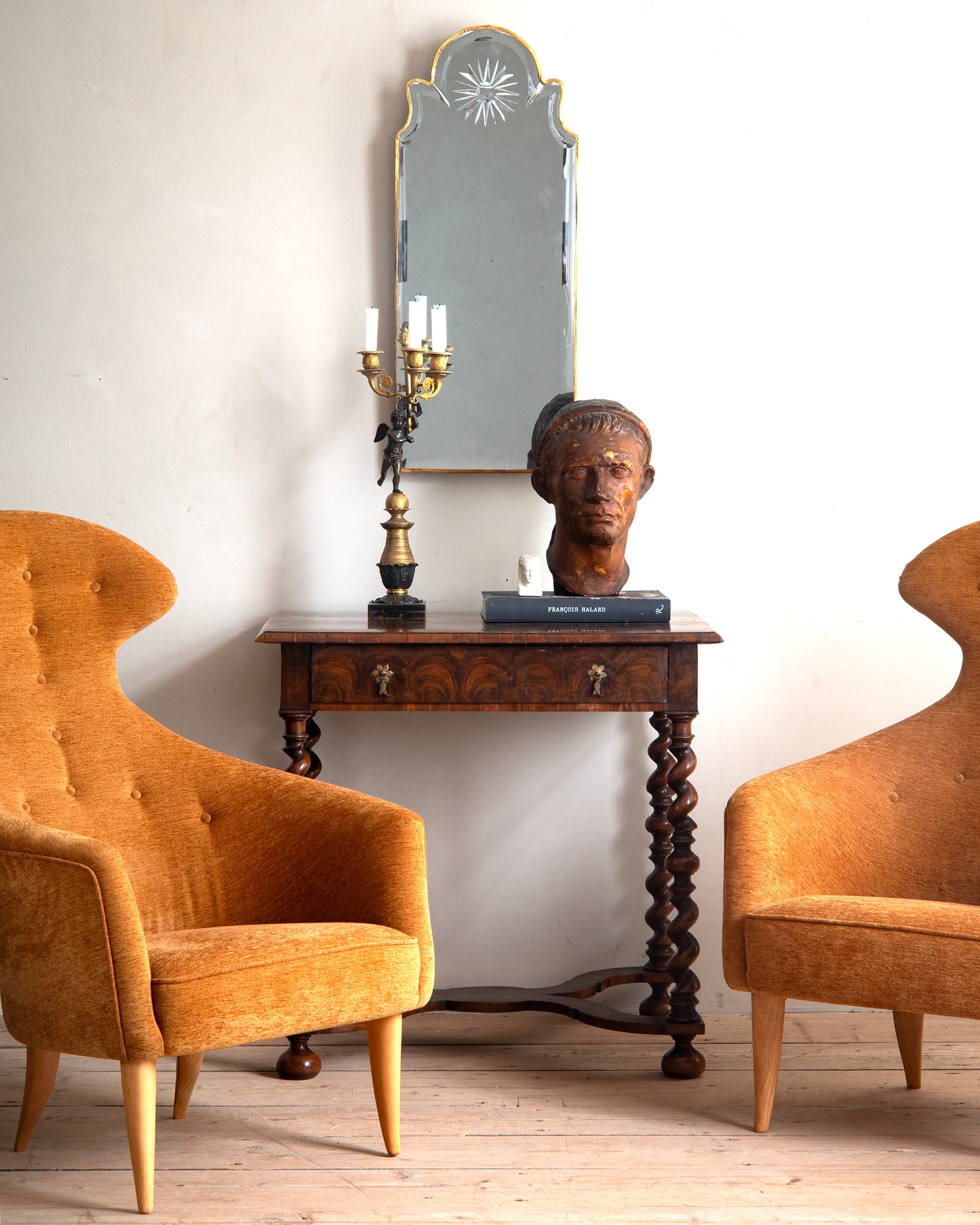 18th c, Swedish Baroque Mirror