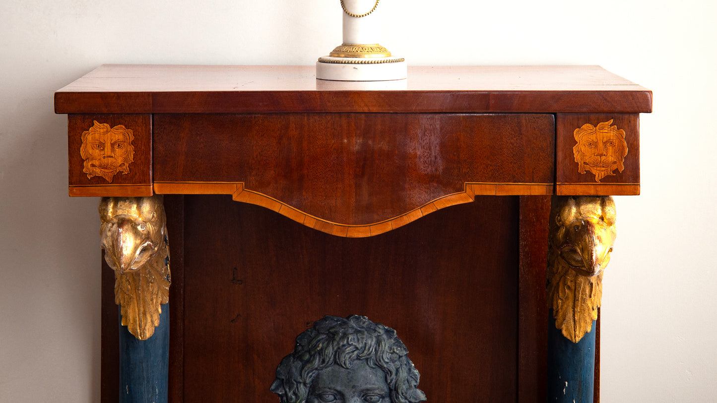 19th c, Pair of Empire Console Tables