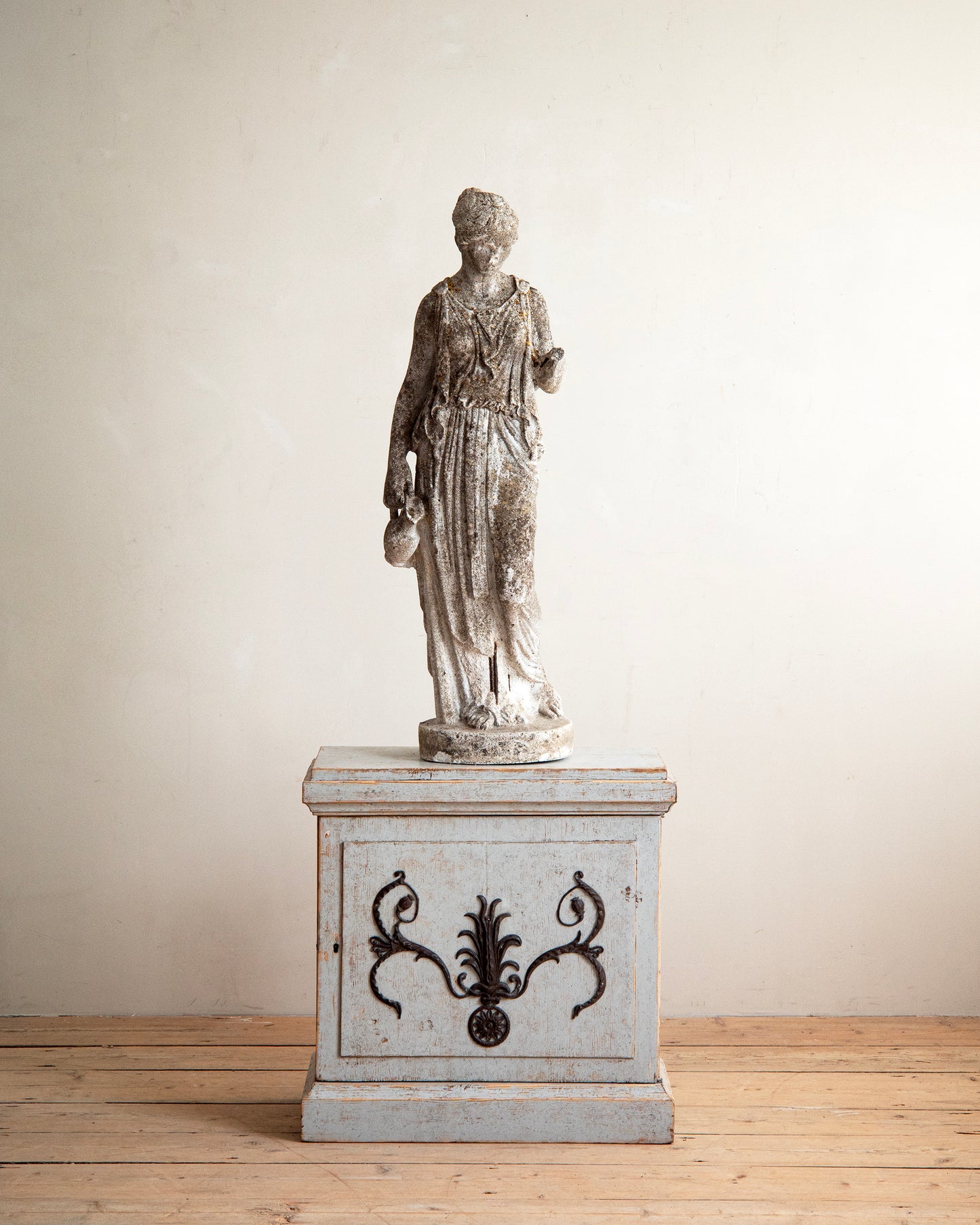 19th c, Late Gustavian Pedestal Cabinet