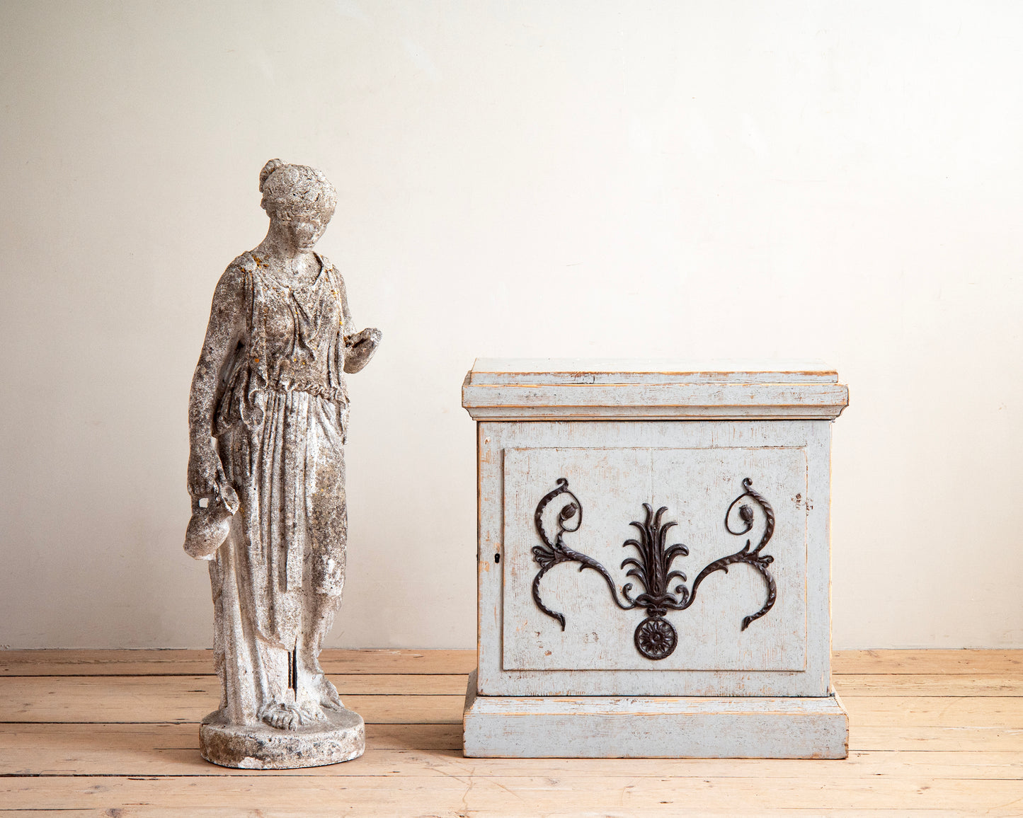 19th c, Late Gustavian Pedestal Cabinet