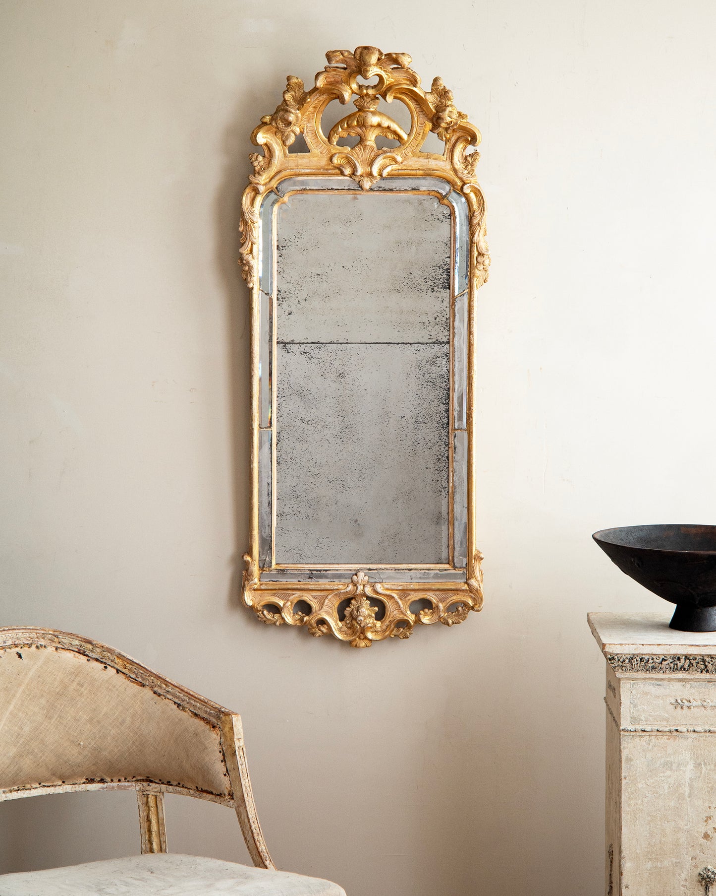 18th c, Rococo Mirror