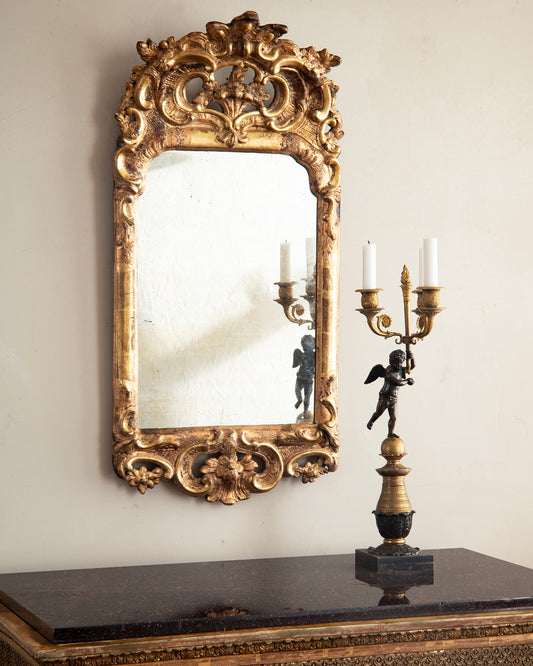 18th c, Swedish Rococo Mirror