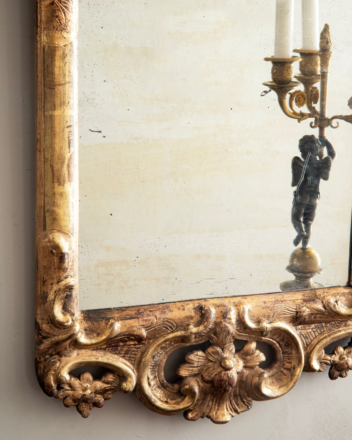 18th c, Swedish Rococo Mirror