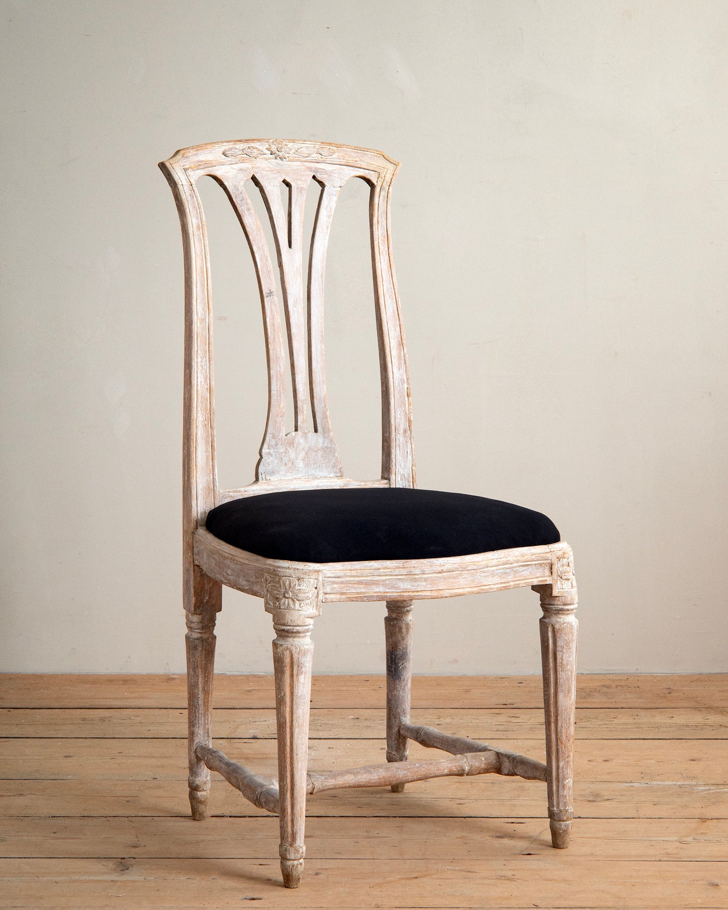 18th c, Set of Six Gustavian Chairs