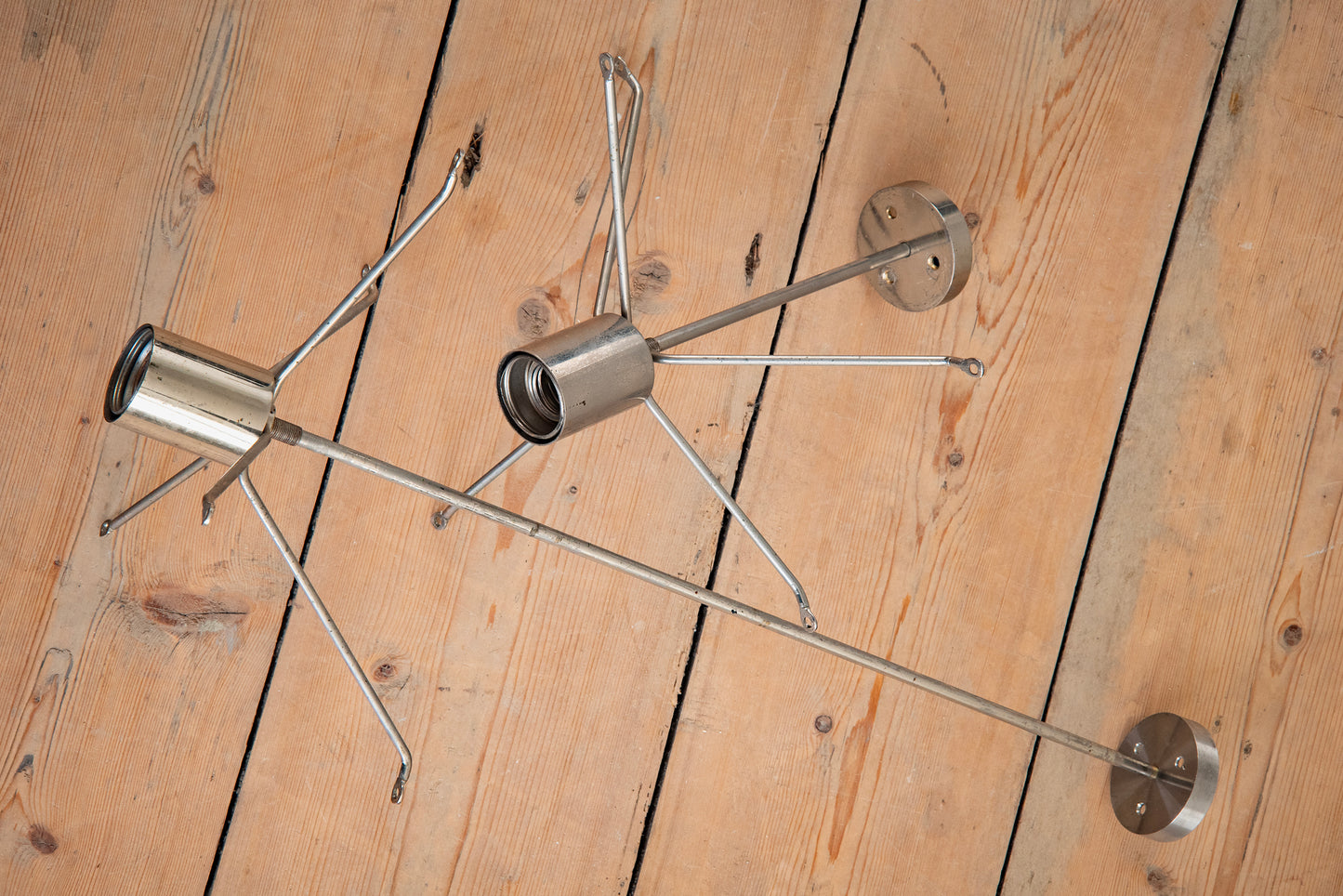 20th c, Pair of Ceiling Lights by Venini